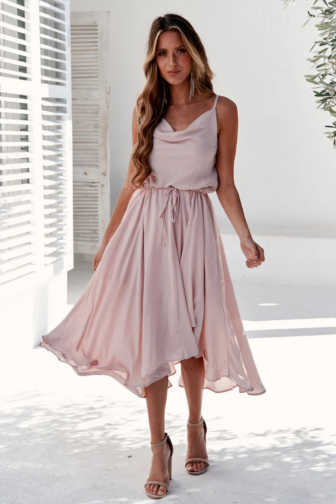 Bayshore Midi Dress Nude