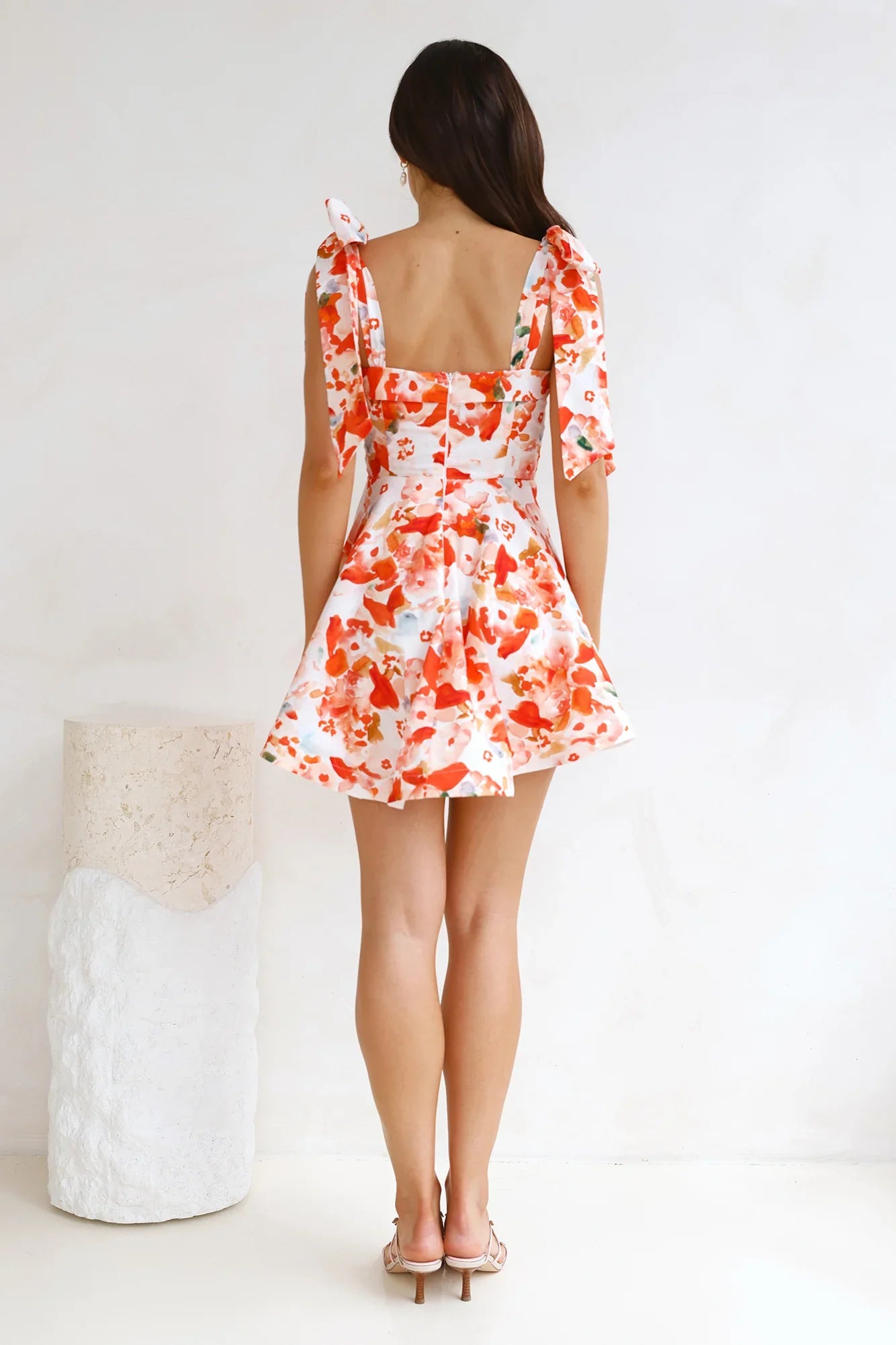 Good Morning Mini Dress Orange