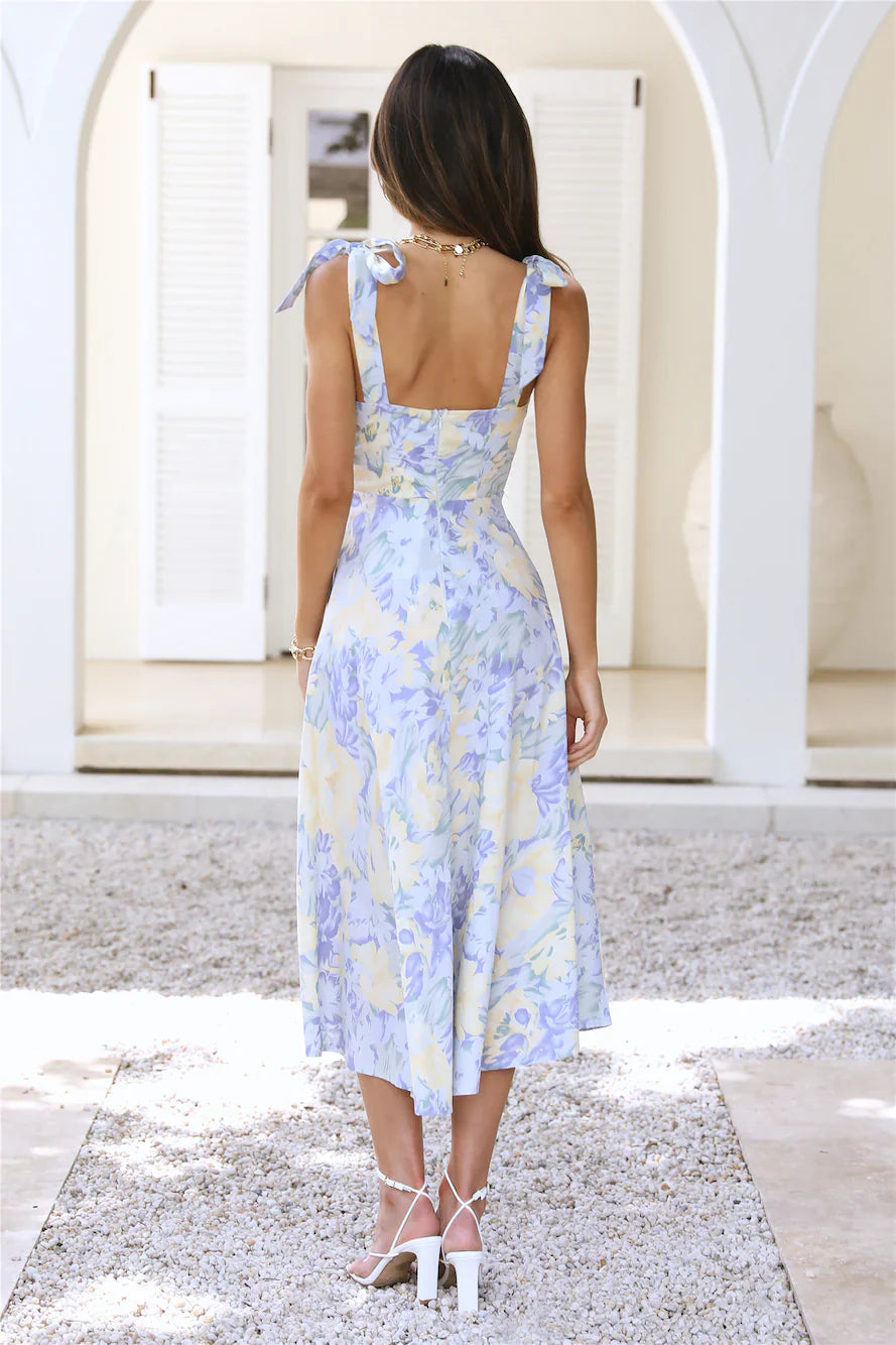 Tropical Mood Midi Dress Print