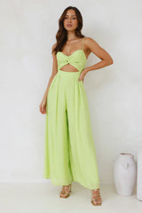 Fulfilling Choice Jumpsuit Green