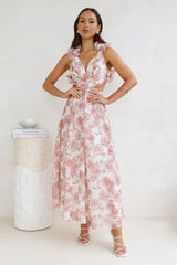 Extra Guest Maxi Dress Pink