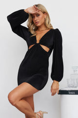 Lovers Words Dress Black