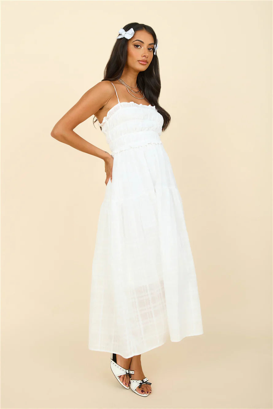 Resetting Midi Dress White