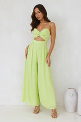 Fulfilling Choice Jumpsuit Green