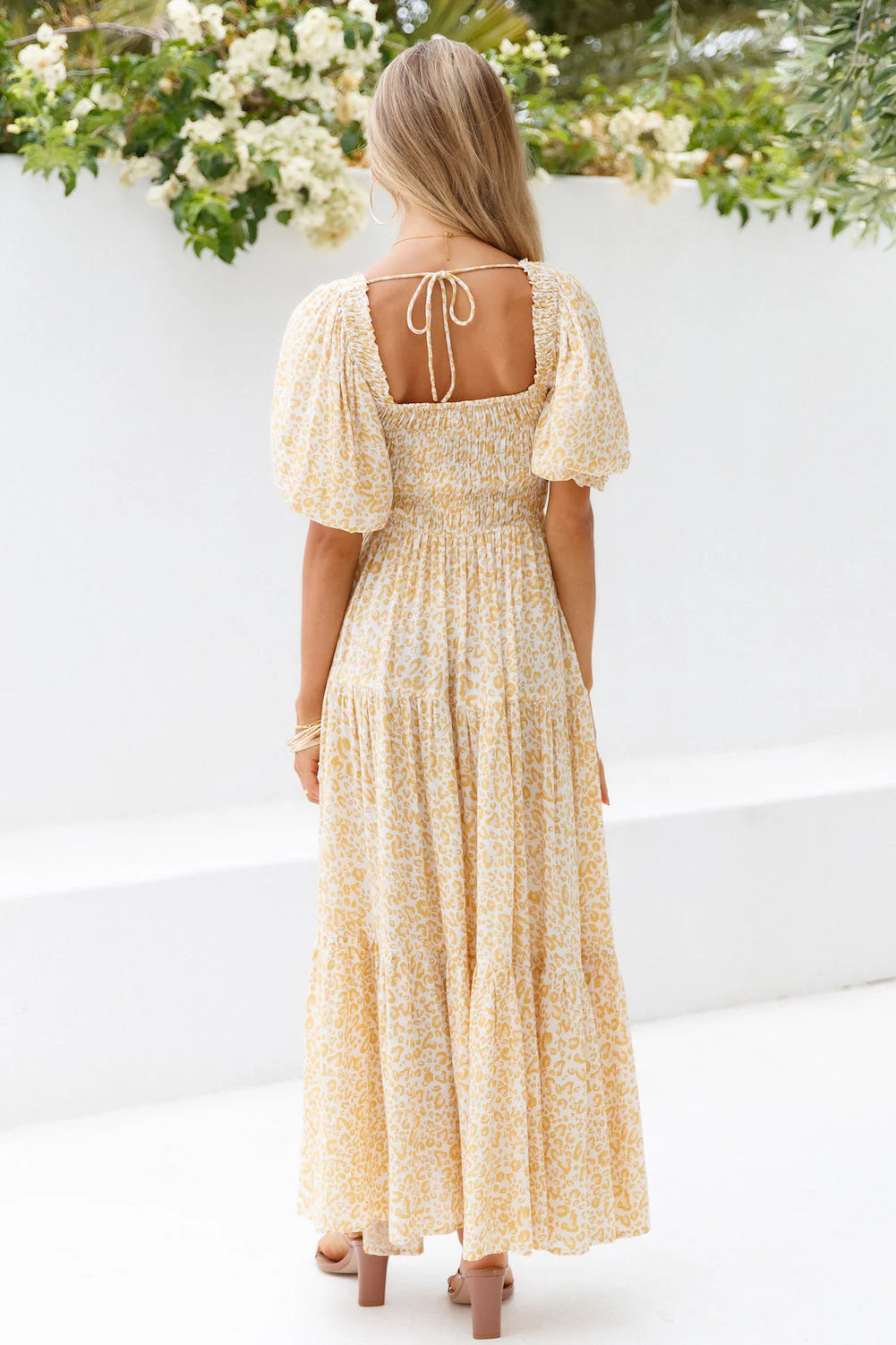 Bird Set Free Maxi Dress Yellow