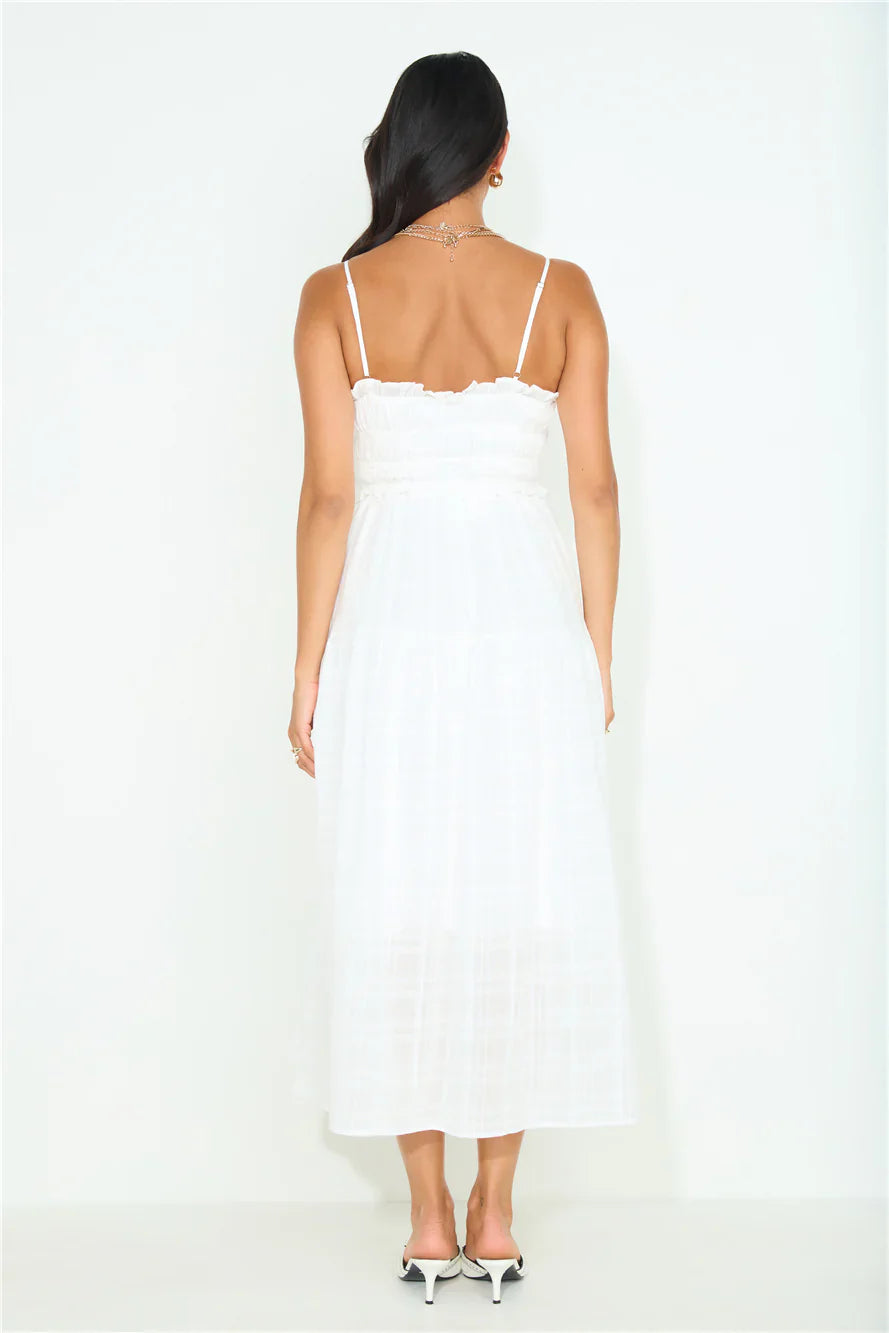 Resetting Midi Dress White