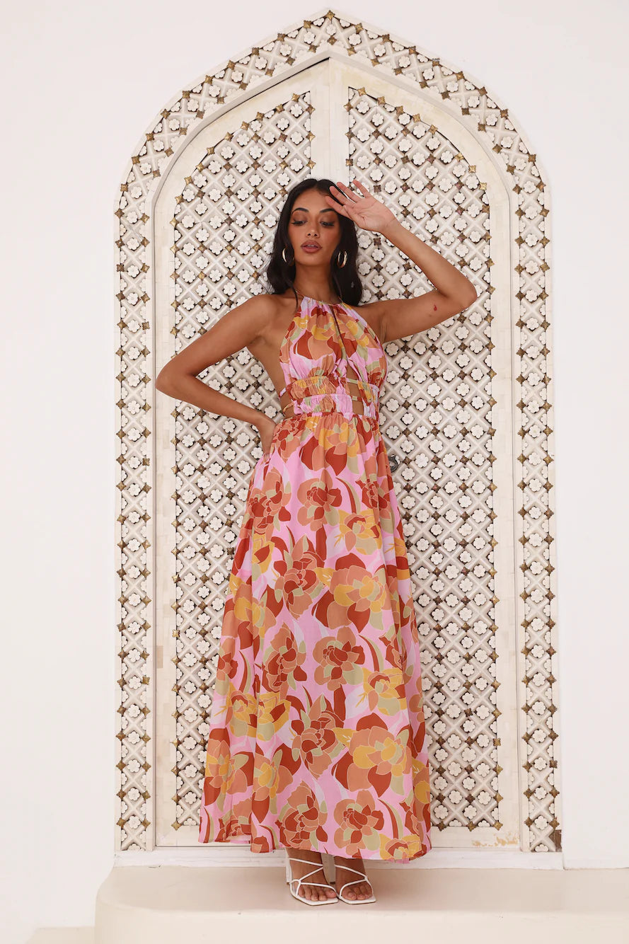 Make It Loud Maxi Dress Pink