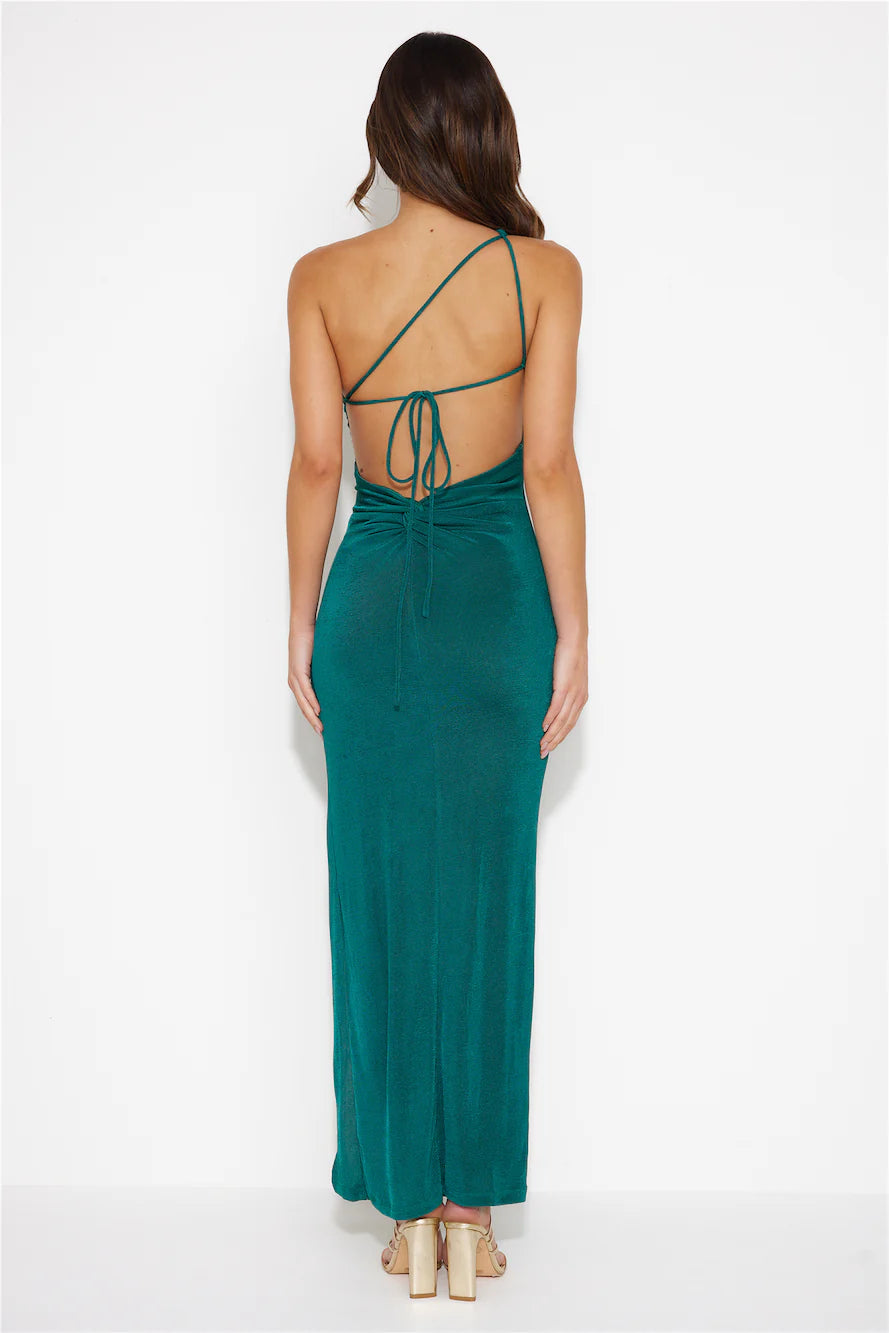 Steal The Attention Maxi Dress Teal