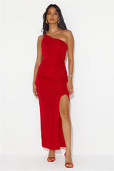 Steal The Attention Maxi Dress Red