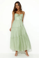 Summer Feels Maxi Dress Green