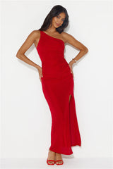 Steal The Attention Maxi Dress Red