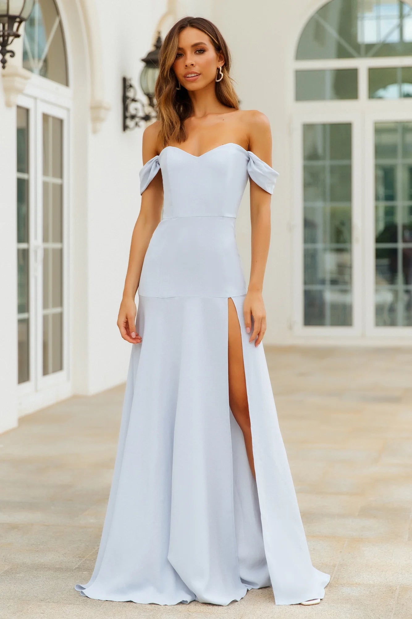 Dear Emilia Blushing Cinderella Maxi Dress Blue