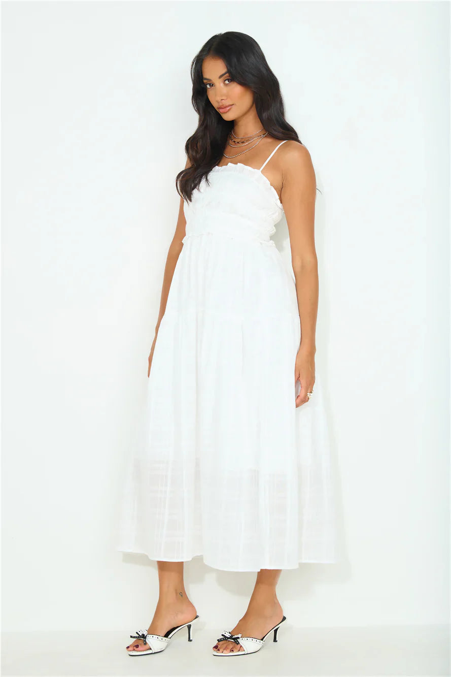 Resetting Midi Dress White