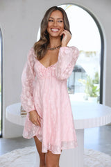 Flirty Mood Dress Pink