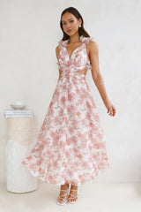 Extra Guest Maxi Dress Pink