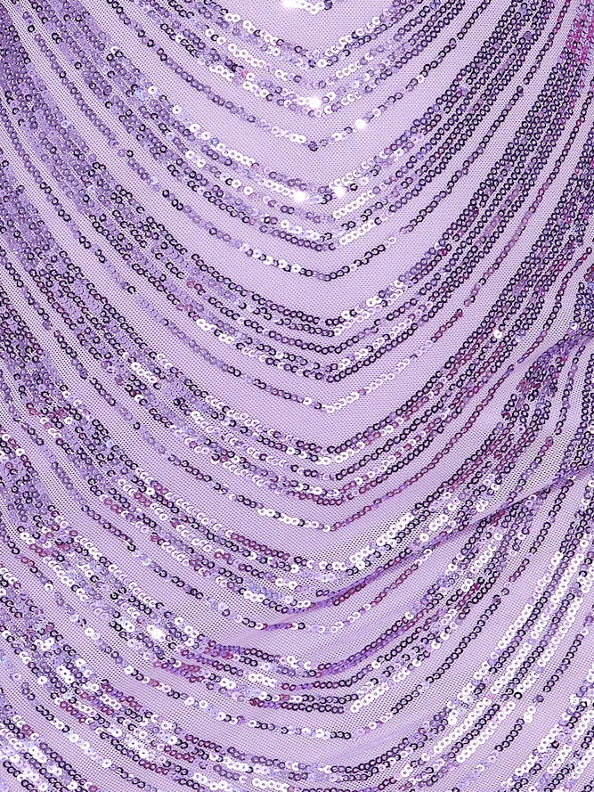 Stars Shining Bright Mini Dress Lilac