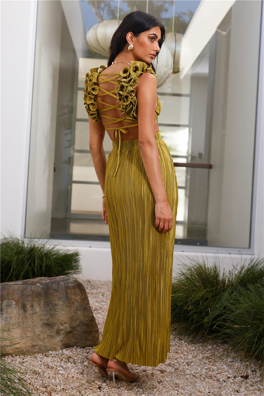 Trust Your Love Maxi Dress Olive