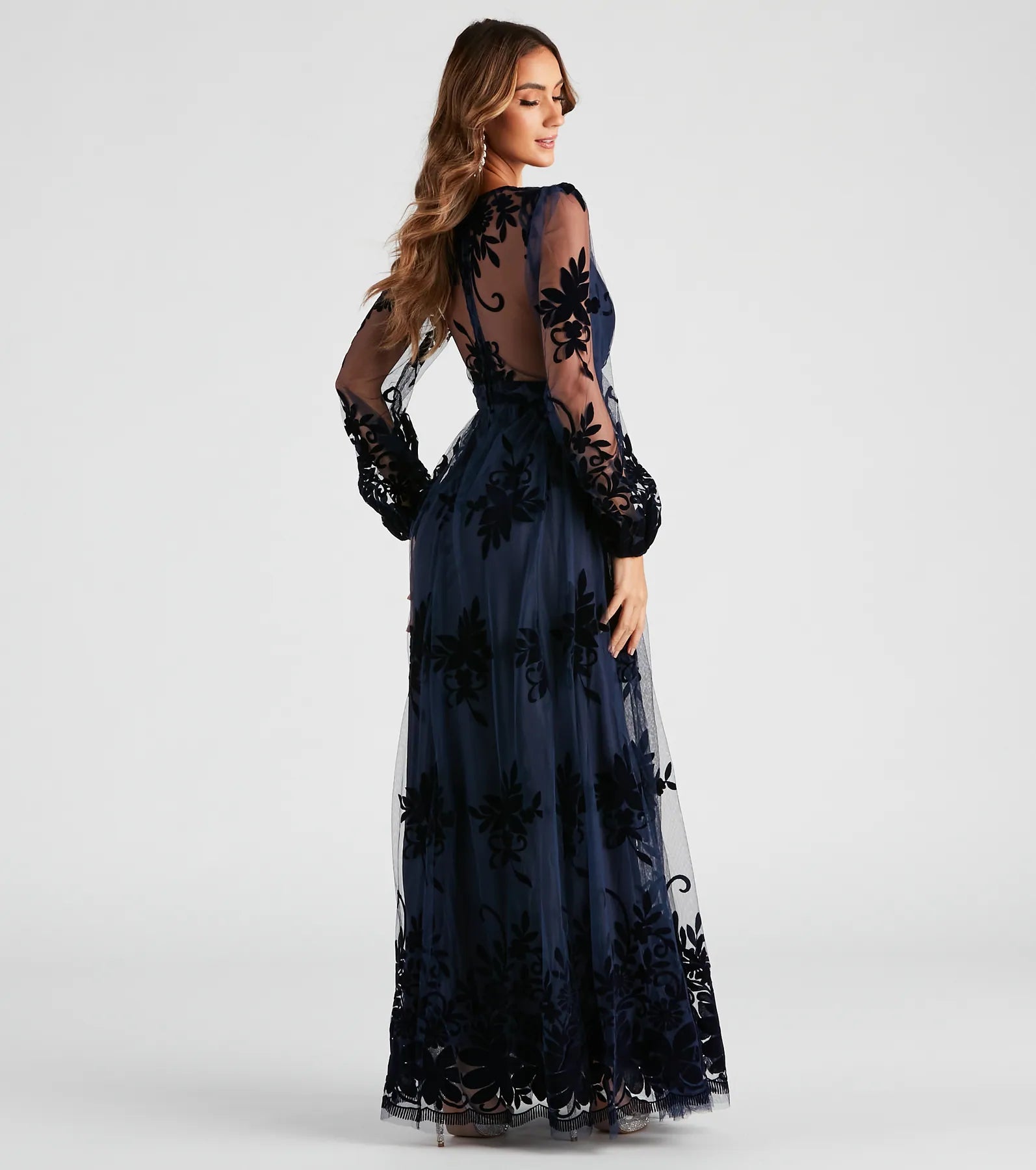 Evelyn Formal Plunge A-Line Dress