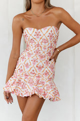 HELLO MOLLY Dance My Way Mini Dress Orange