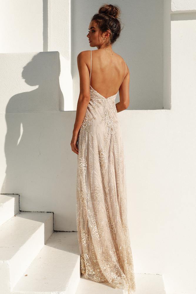 It Will Be Maxi Dress Champagne