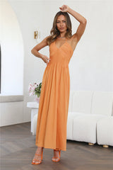 Luxe Vacay Maxi Dress Orange