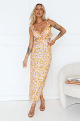 Hours Of Joy Maxi Dress Orange