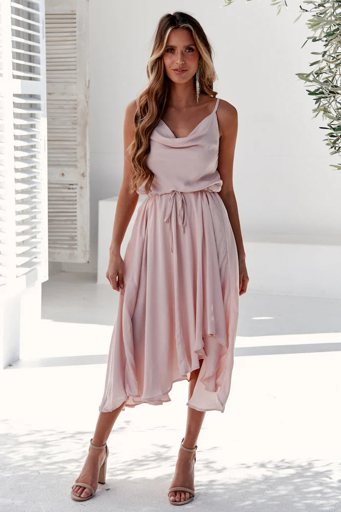 Bayshore Midi Dress Nude