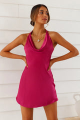 Proud Friend Dress Fuchsia