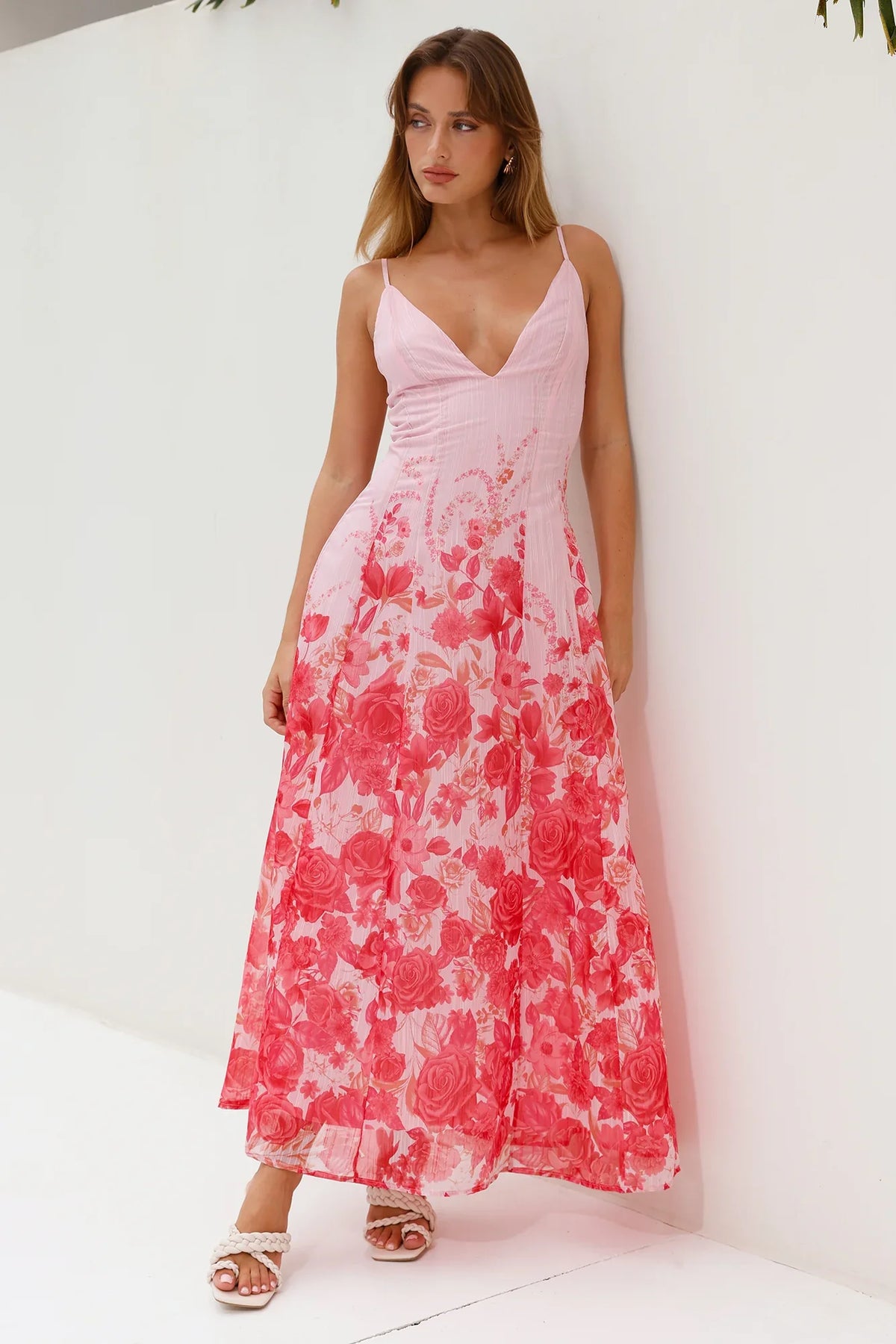 Raise The Roof Maxi Dress Pink