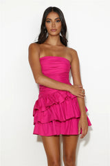 Attention Snatch Mini Dress Pink