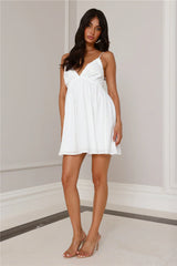 Daisy Soft Mini Dress White