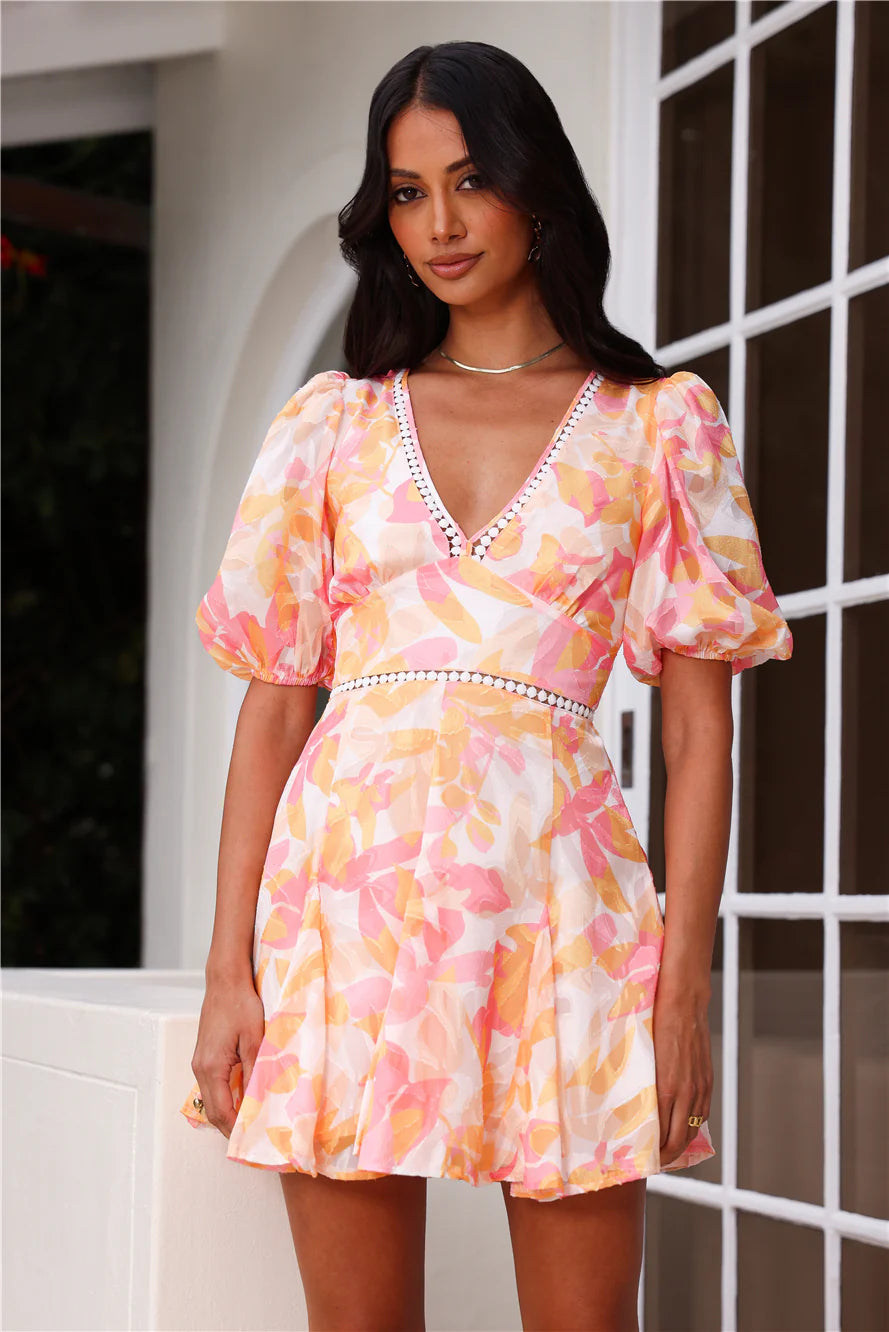 Days In Vacay Mini Dress Pink