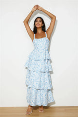 Full Of Fun Maxi Dress Blue