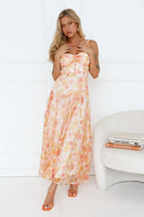 Zest For You Maxi Dress Orange