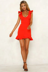 Take The Reigns Dress Red