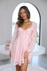 Flirty Mood Dress Pink