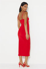 Favorite Bodycon Maxi Dress Red