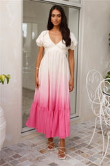 Rise And Shine Maxi Dress Pink