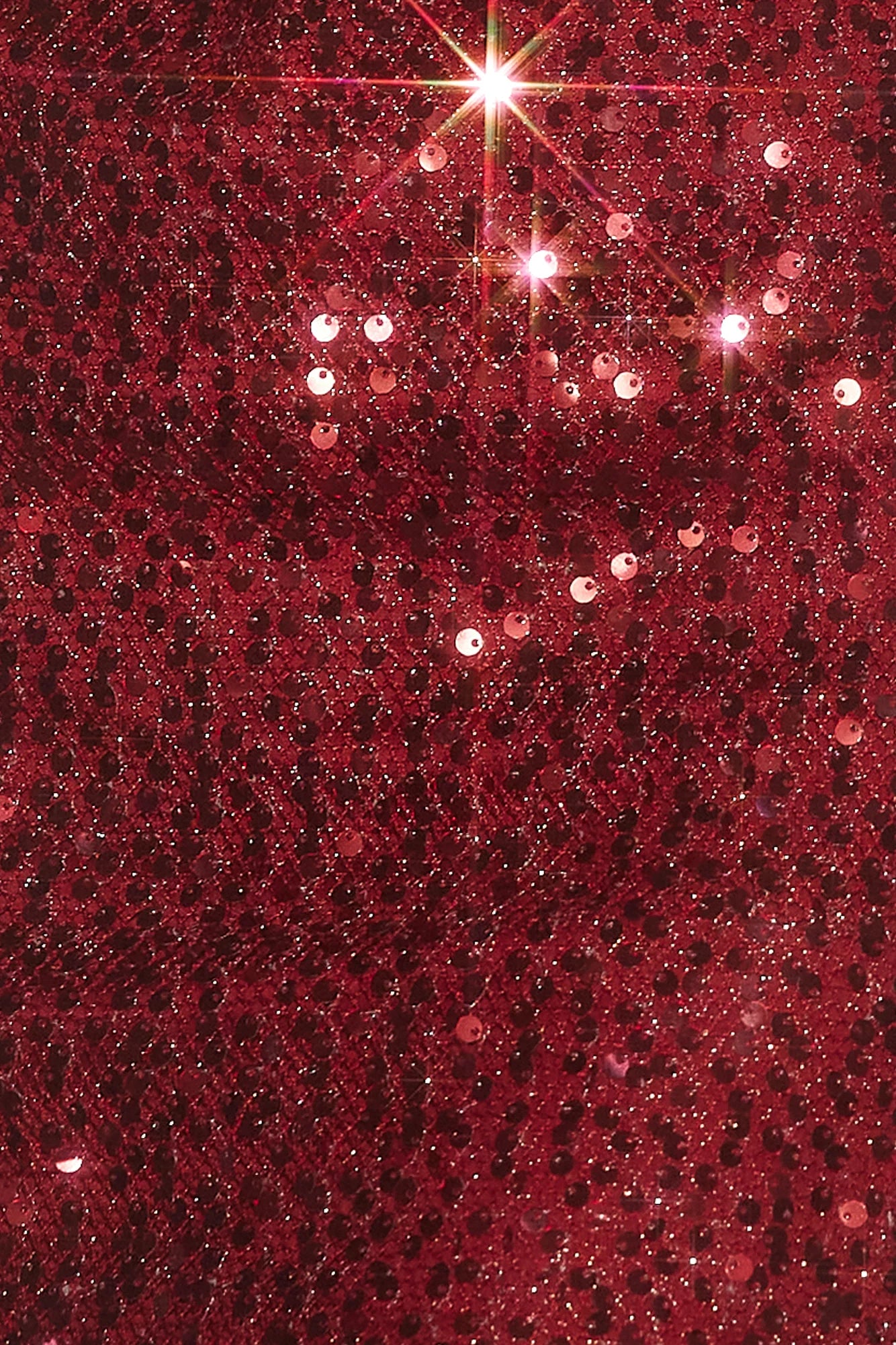 Finding Treasure Sequin Mini Dress Burgundy