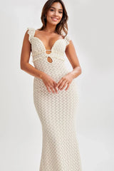 Ezra Lace Maxi Dress - Ivory