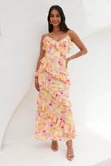 Style In The Wild Maxi Dress Orange