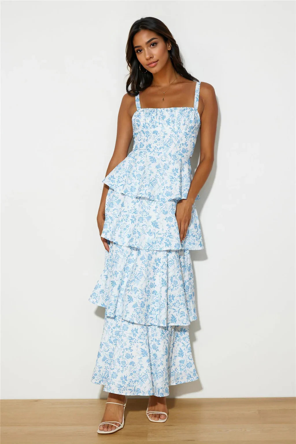 Full Of Fun Maxi Dress Blue