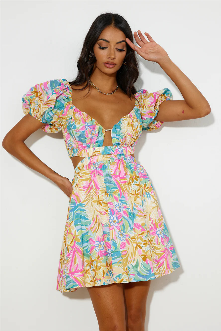 Candy At The Carnival Mini Dress Multi