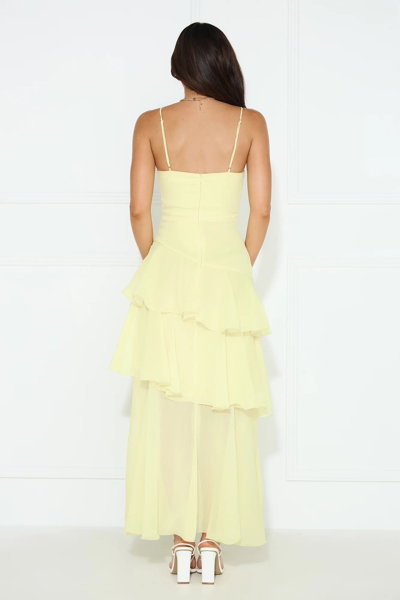 Awards For You Maxi Dress Yellow