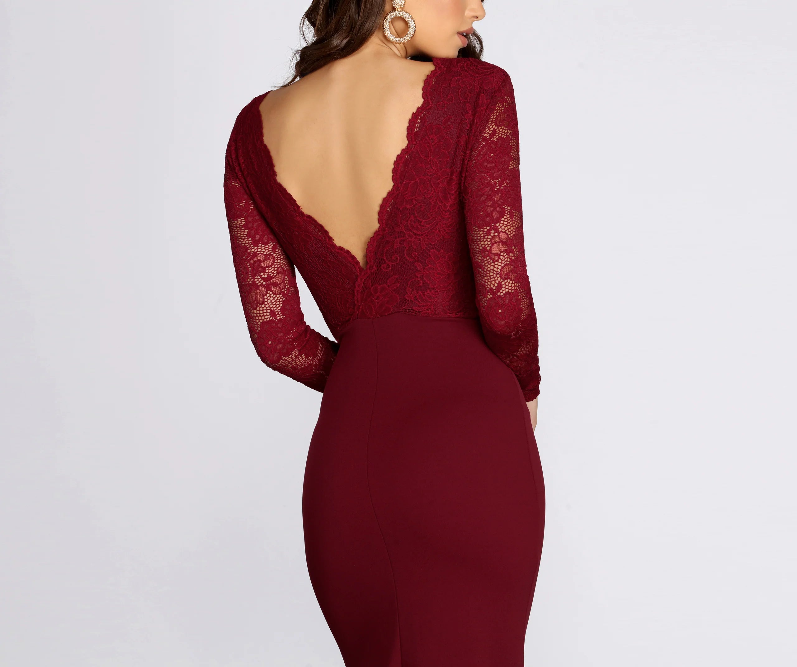 Luciana Formal Lace Mermaid Dress