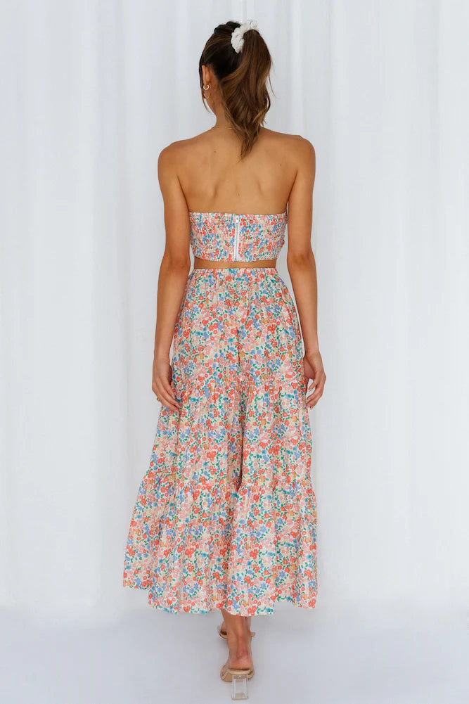 So Particular Maxi Skirt Floral