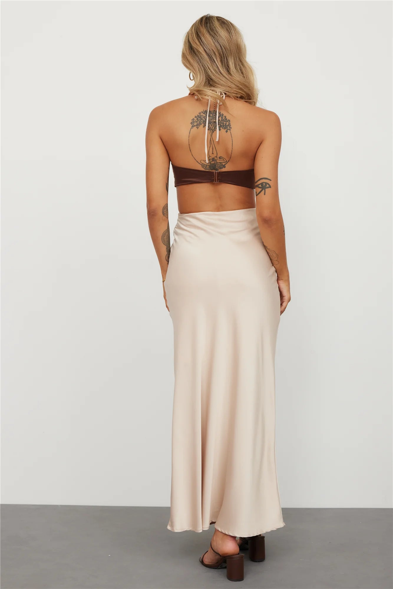 Changed Up Maxi Dress Beige