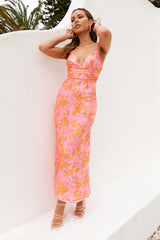 Motions Of Her Maxi Dress Pink