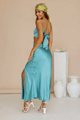 City Sunset Maxi Dress Aqua