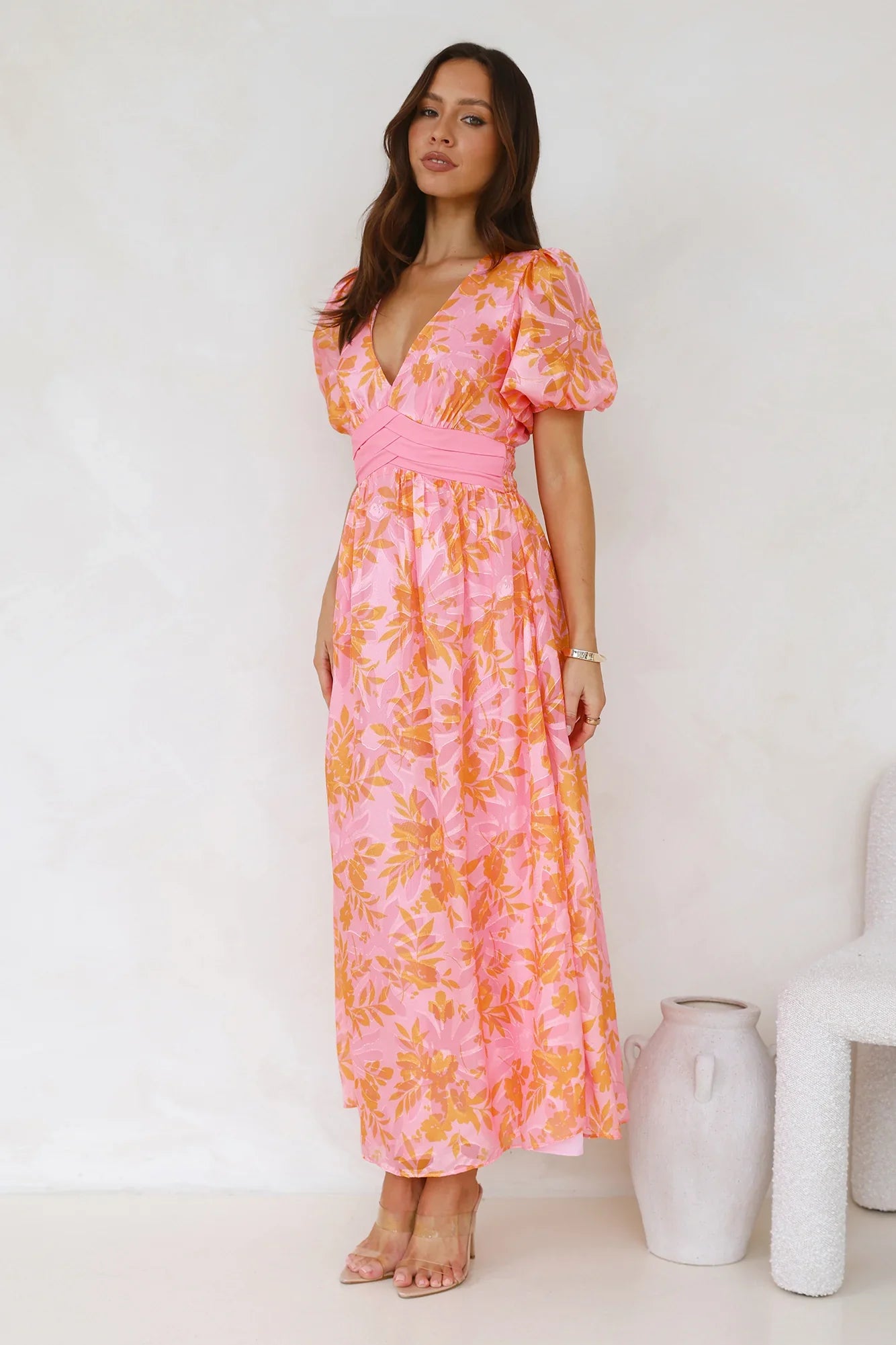 See In Color Midi Dress Pink